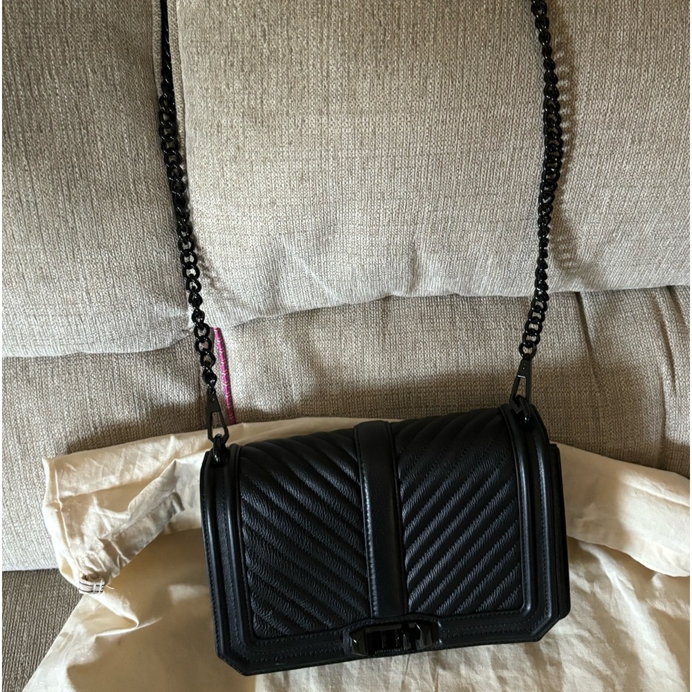 Rebecca Minkoff Chevron Love Quilted Crossbody